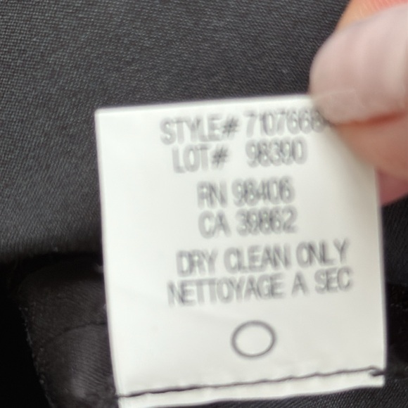 Theory Brynne “New Tuxedo” Black Satin Sleeveless Shift Dress Size 6 - Picture 15 of 15